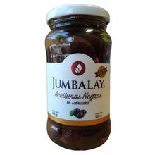 ACEITUNAS NEGRAS C/CAROZO JUMBALAY X350GR