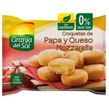 CROQUETAS GRANJA DEL SOL PAPA C/MOZZA. X400GR