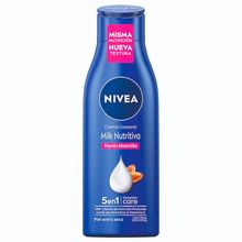 CREMA NIVEA CORPORAL MILK NUTRITIVA 5 EN 1 X250ML