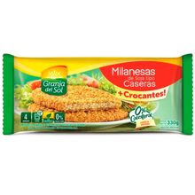 MILANESA SOJA GDS CASERA+CROC.X330G