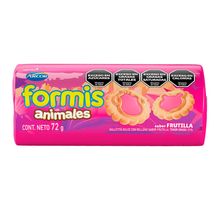 GALLETITAS FORMIS ANIMALES FRUTILLA X 72 GR