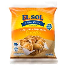 TAPA EMPANADA EL SOL CRIOLLAS X 12U