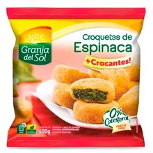 CROQUETAS GRANJA DEL SOL ESPINACA X400GR