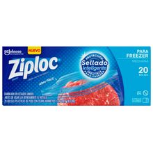 BOLSA HERMETICA ZIPLOC FREEZER MEDIANA X20UN