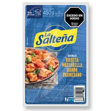 RAVIOLES LA SALTEÑA 4 QUESOS X450GR