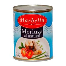 MERLUZA MARBELLA AL NATURAL LATA X 340 GRS