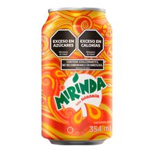 GASEOSA MIRINDA NARANJA X354ML