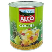 COCTEL DE 4 FRUTAS LIGHT ALCO LATA X 800 GR