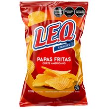 PAPAS FRITAS LEQ´S CORTE AMERICANO X480GR