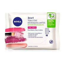 TOALLITAS DEMAQUILLANTES NIVEA X25U PIEL SECA