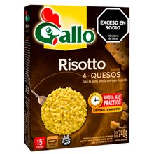RISOTTO GALLO PRONTO 4 QUESO X240GR