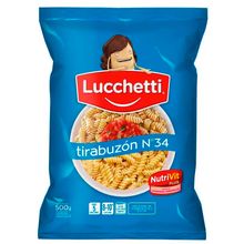 FIDEOS LUCCHETTI TIRABUZON N34 X500GR