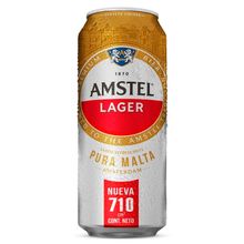 CERVEZA AMSTEL LAGER LATA X710CC