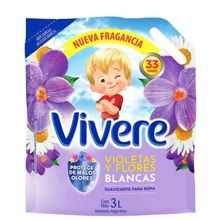 SUAVIZANTE VIVERE VIOLETA/F.BLANCAS X3LT