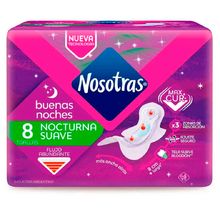 TOALLITAS NOSOTRAS B.NOCHES MAX CUR X8UN