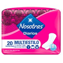 PROTECTORES NOSOTRAS MULTIESTILO X20UN