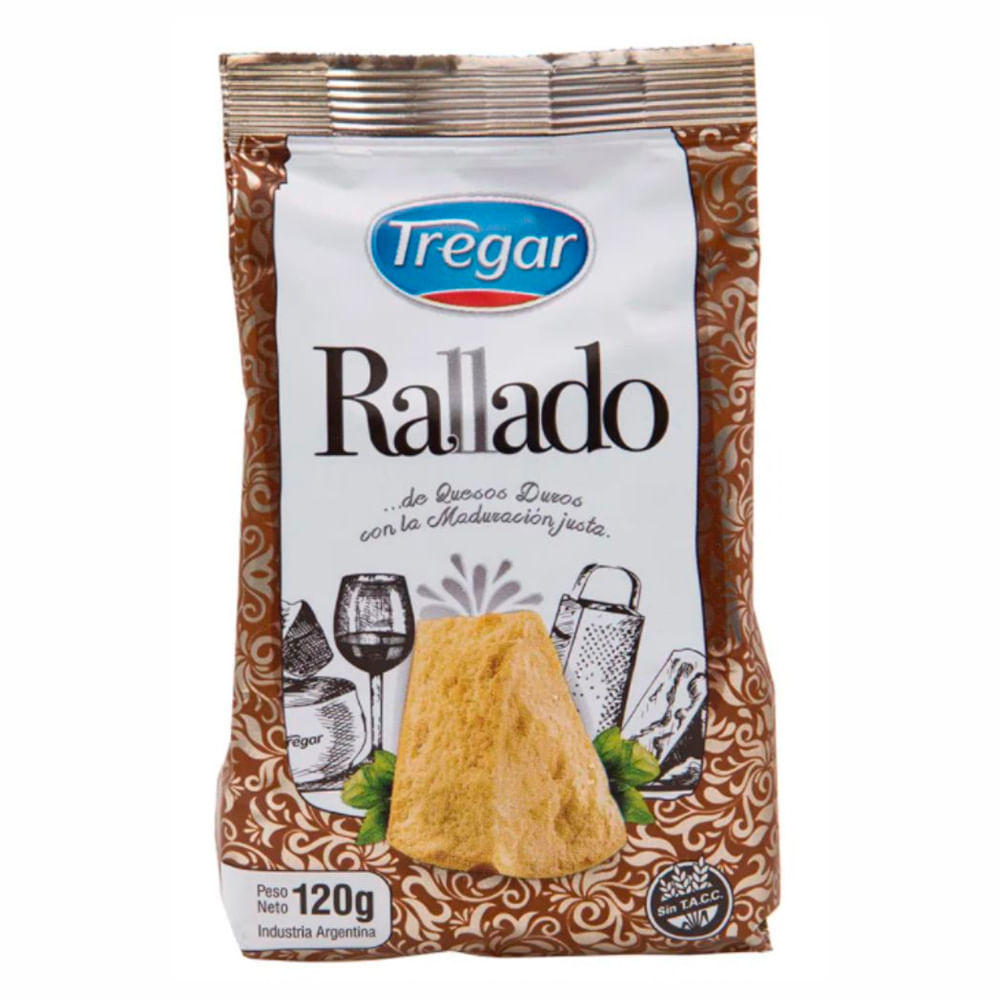 QUESO RALLADO TREGAR X120GR