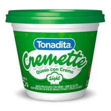 QUESO CREMETTE TONADITA LIGHT X290GR