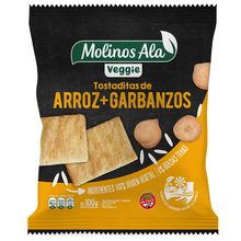 TOSTADITAS MOLINOS ALA VEGGIE ARROZ GARBANZO X100G