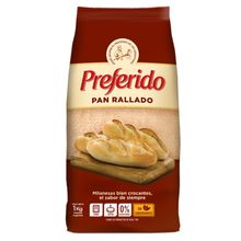 PAN RALLADO PREFERIDO S/CONSERVANTES X1KG
