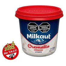 QUESO CREMA CREMATTO MILKAUT FUND. X285GR