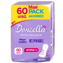 PROTECTORES DONCELLA RESPIRABLE S/DEO X60UN