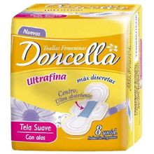 TOALLITAS DONCELLA ULTRAFINAS X8UN