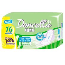 TOALLITAS DONCELLA NORMAL C/AL.DUO C/DEO X16UN