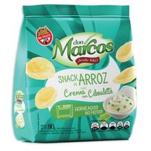 SNACK DE ARROZ CREMA/CIBUOLLETTE X80GR