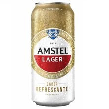 CERVEZA AMSTEL LAGER LATA X473ML