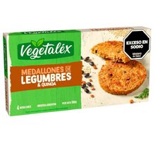 MEDALLONES VEGETALEX LEGUMBRES Y QUINOA X300GR