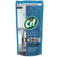 LIMPIADOR CIF EXPERT VIDRIOS MULTIUSOS X450ML DP