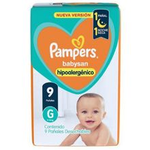 PAÑALES PAMPERS BABYSAN GDE X9UN