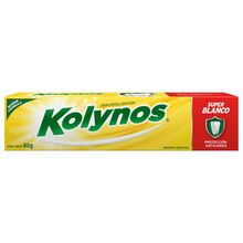 DENTIFRICO KOLYNOS SUPER BLANCOS C/CALCIO X90GR