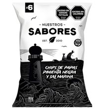 CHIPS DE PAPAS PIMIENTA NUESTROS SABORES X80GR