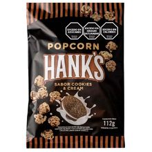 POCHOCLOS HANKS C/BAñO COOKIES CREAM X112GR
