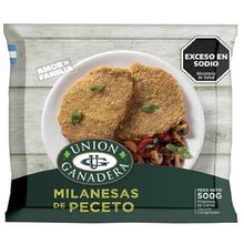 MILANESA DE PECETO UNION GANADERA X500GR