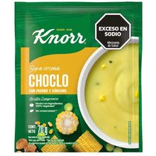 SOPA CREMA KNORR CHOCLO/PUERRO/CURCUMA X 70 GR