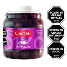 ACEITUNAS CASTELL NEGRAS FCO X 900 GR