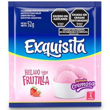 HELADO EXQUISITA FRUTILLA CREMOSO X52GR