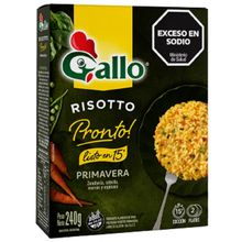 ARROZ GALLO RISOTTO PRONTO PRIMAVERA X240GR