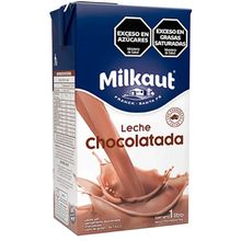 LECHE CHOCOLATADA MILKAUT X1LT