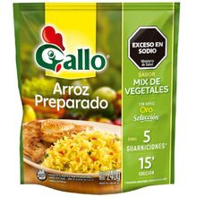 ARROZ GALLO PREPAR VEGETALES SELECCION X240GR