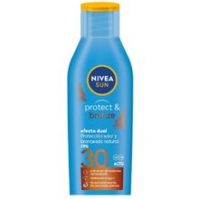 BRONCEADOR Y PROTECTOR NIVEA SUN FPS 30X200ML