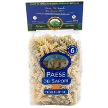 FIDEOS PAESE DAI SAPORI FUSILLI N°34 ESPINA 500GR