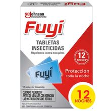 TABLETAS FUYI 12 HORAS X 12 UNID