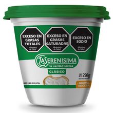 QUESO CREMA LA SERENISIMA CLASICO X290GR LIGHT