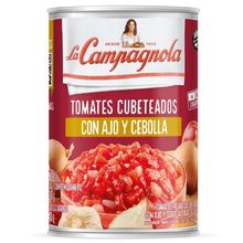 TOMATE CAMPAGNOLA CUBET. C/ CEB. Y AJO X400GR