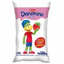 YOGUR DANONINO FRUTILLA X900ML