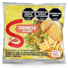 SADINESA DE POLLO RELLENA X 100GR